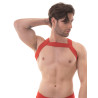 Barcode Berlin Harnais élastique Matt Pop Rouge